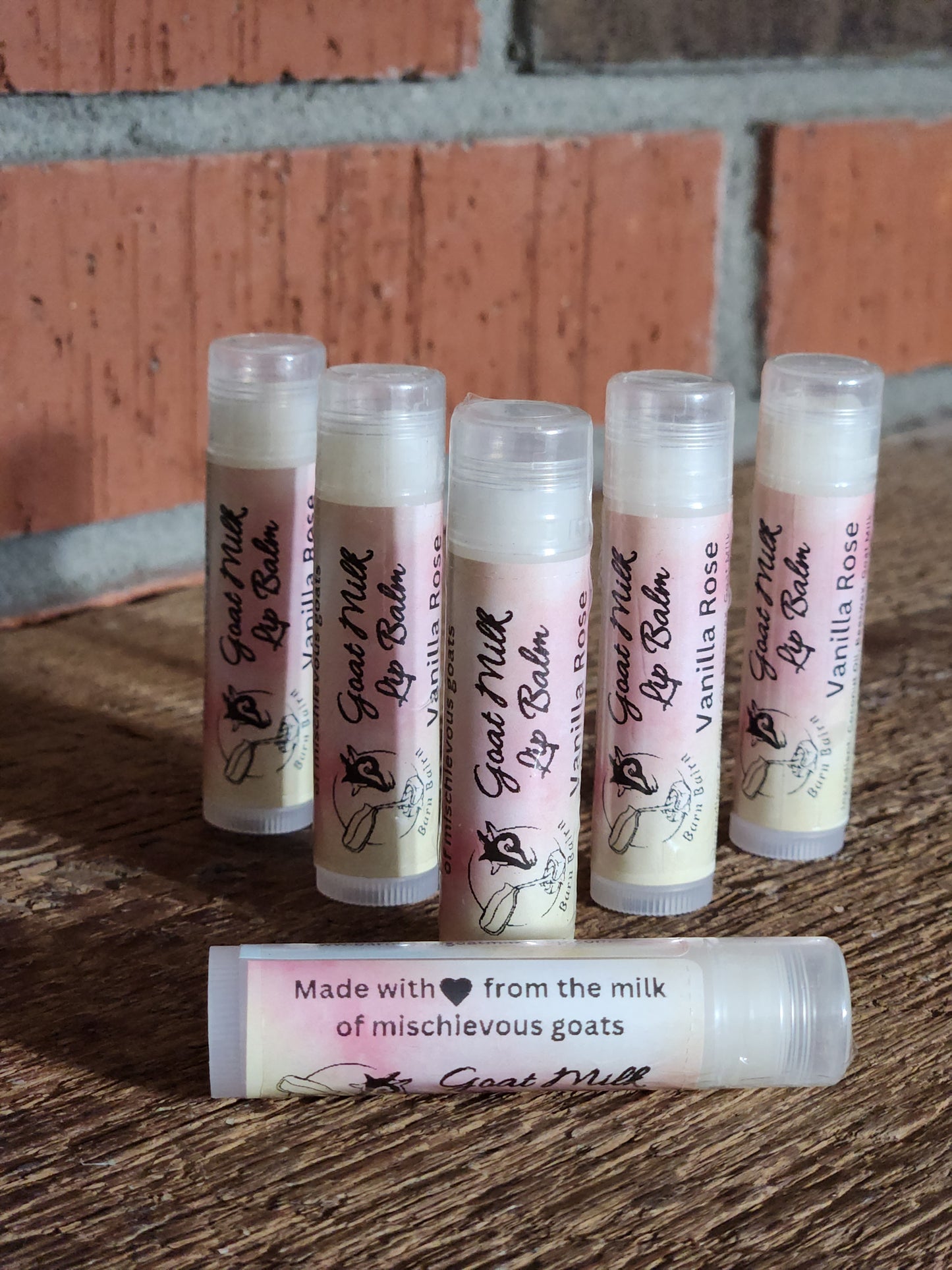 Goat Milk Lip Balm Vanilla Rose
