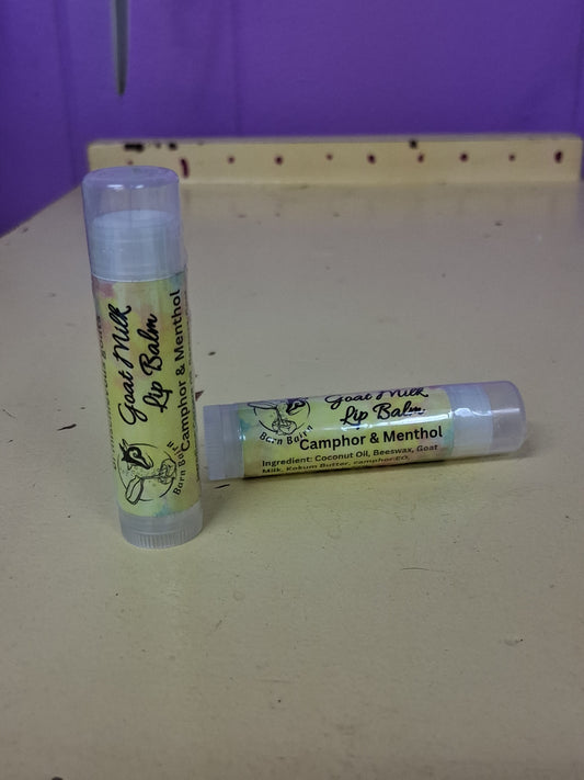 Camphor & Menthol Goat Milk Lip Balm