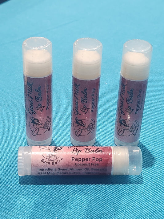 Goat Milk Lip Balm- Pepper Pop